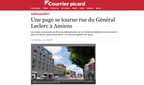 Courrier Picard - article de presse AAG